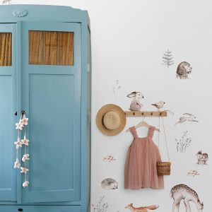ESTAhome muursticker bosdieren bruin – 47.5 x 66 cm – 156103 ESTAhome muursticker bosdieren bruin – 47.5 x 66 cm – 156103