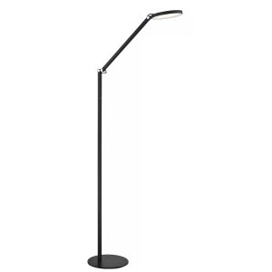 Highlight vloerlamp Ufficio – 1 lichts – 22 x 135 cm – zwart