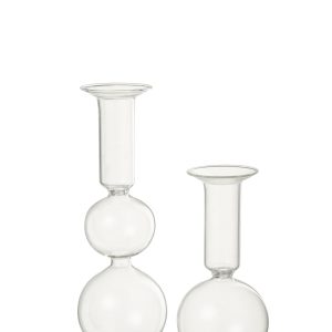 J-Line kaarshouder Ballen – glas – transparant – large J-Line kaarshouder Ballen – glas – transparant – large