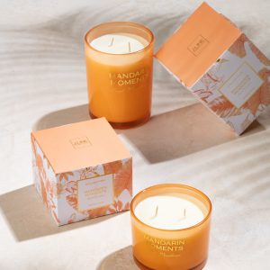 J-Line geurkaars Mandarin Moments – Sweet Mandarin – oranje – large – J-Line geurkaars Mandarin Moments – Sweet Mandarin – oranje – large –