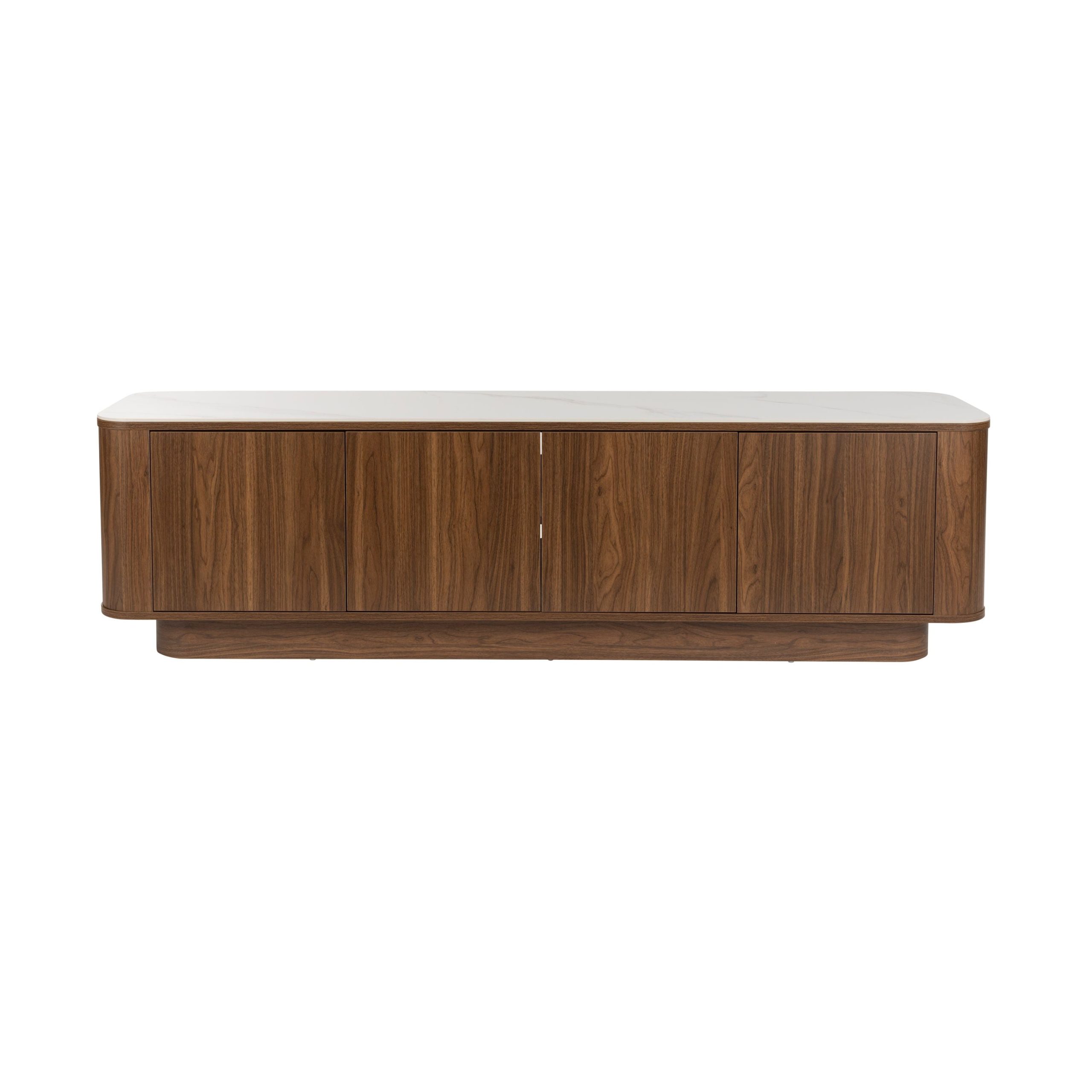Housecraft Living Almira Dressoir Laag 180 cm Hout/ Marmerlook Walnoot