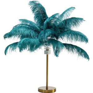 Kare Design Tafellamp – veren – groen