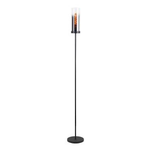 EGLO vloerlamp Toothill – e27 – 153,5 cm – zwart/ombre effect