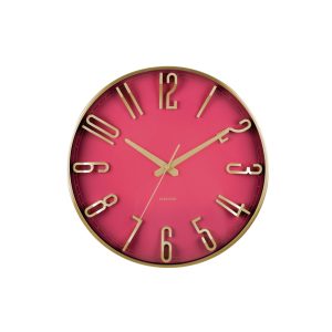 Karlsson wandklok Elevated Glam – roze – Ø35.5cm Karlsson wandklok Elevated Glam – roze – Ø35.5cm