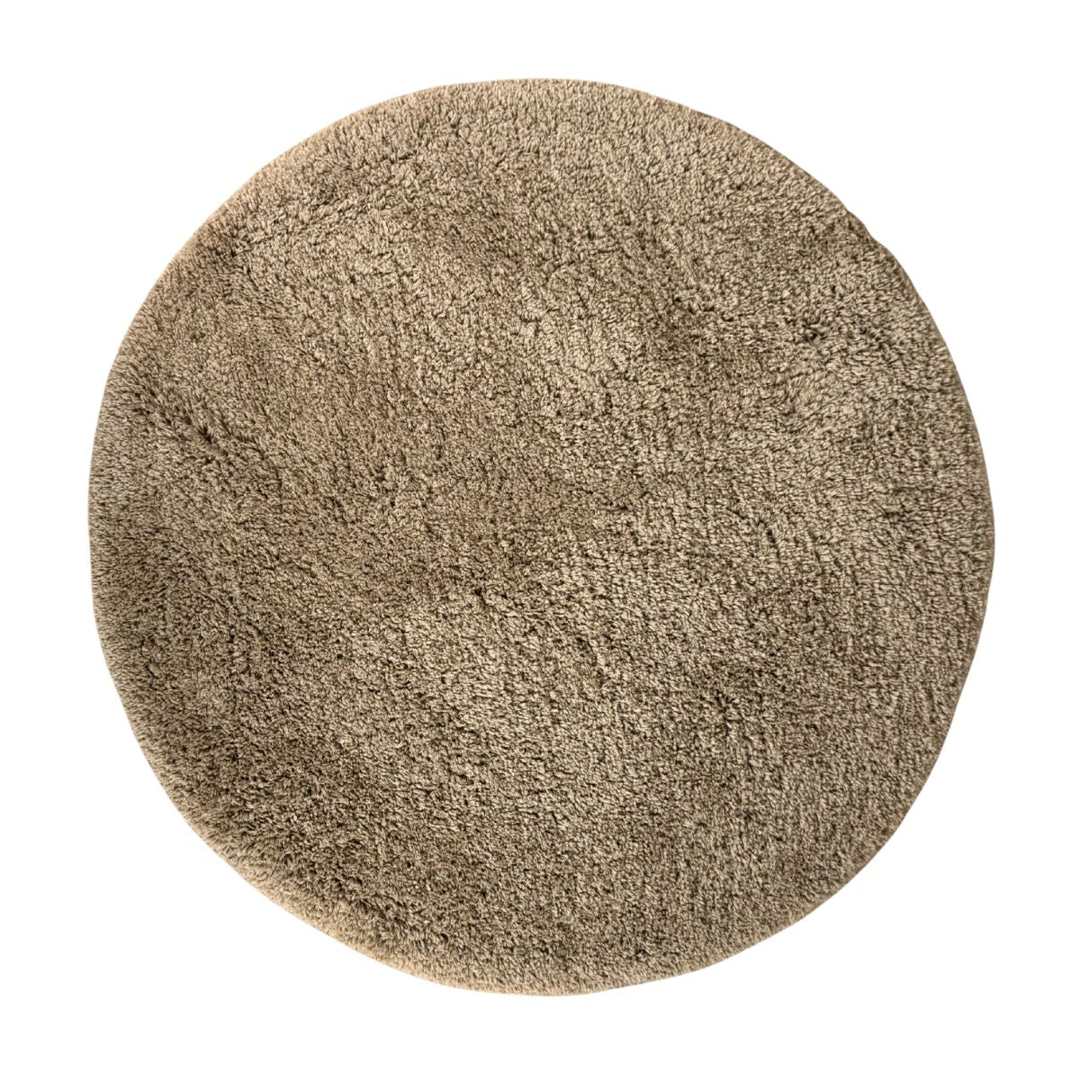Interieur05 vloerkleed Pilo - hoogpolig - taupe - Ø200 cm