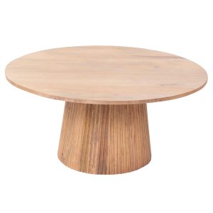 Giga Meubel Salontafel Salvador – Naturel Hout – 80x80x38cm