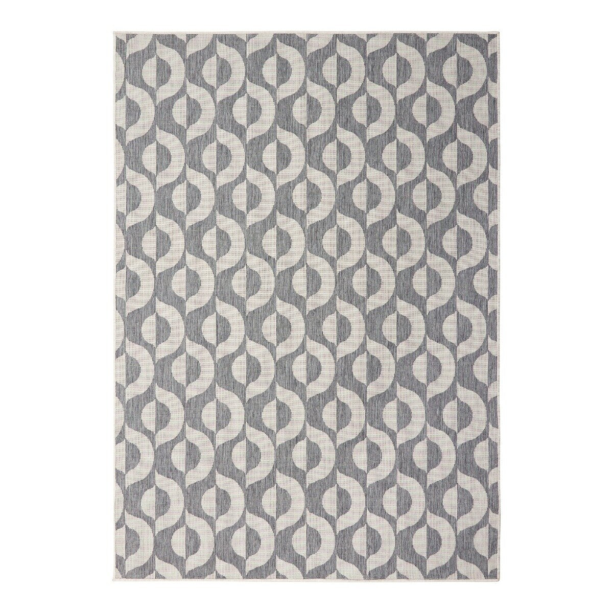 Buitenkleed Esta - Grijs/Wit - dubbelzijdig - EVA Interior - 200 x 290