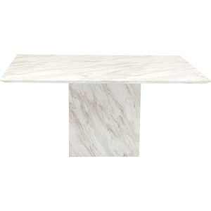 Kare Design Eettafel Artistico wit marmer 160x90cm Kare Design Eettafel Artistico wit marmer 160x90cm