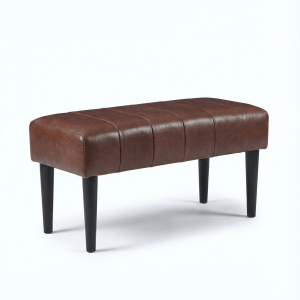 Furnhouse bankje Athea – Bruin – Leer – 50x92x48 Furnhouse bankje Athea – Bruin – Leer – 50x92x48