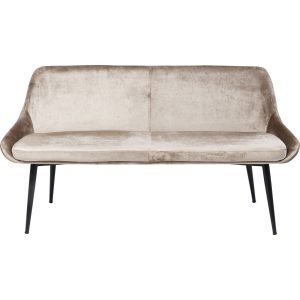 Kare Design Eetkamerbank East Side fluweel beige Kare Design Eetkamerbank East Side fluweel beige