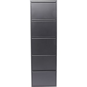 Kare Design Schoenenkast Caruso – antraciet – 5 laden Kare Design Schoenenkast Caruso – antraciet – 5 laden
