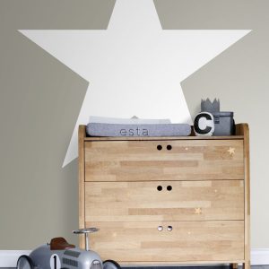 ESTAhome fotobehang ster taupe – 186 x 279 cm – 158706 ESTAhome fotobehang ster taupe – 186 x 279 cm – 158706