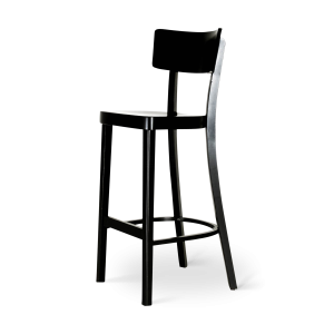 Fameg Felix houten barkruk zwart gebeitst – 75 cm Fameg Felix houten barkruk zwart gebeitst – 75 cm