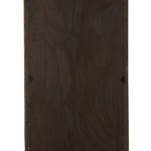 J-Line spiegel Rechthoek – hout – bruin – large – 90 x 176 cm