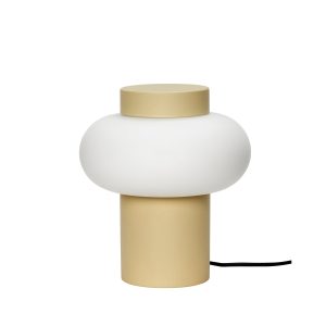 Hübsch tafellamp Camp – glas/ijzer – ø23xh25cm