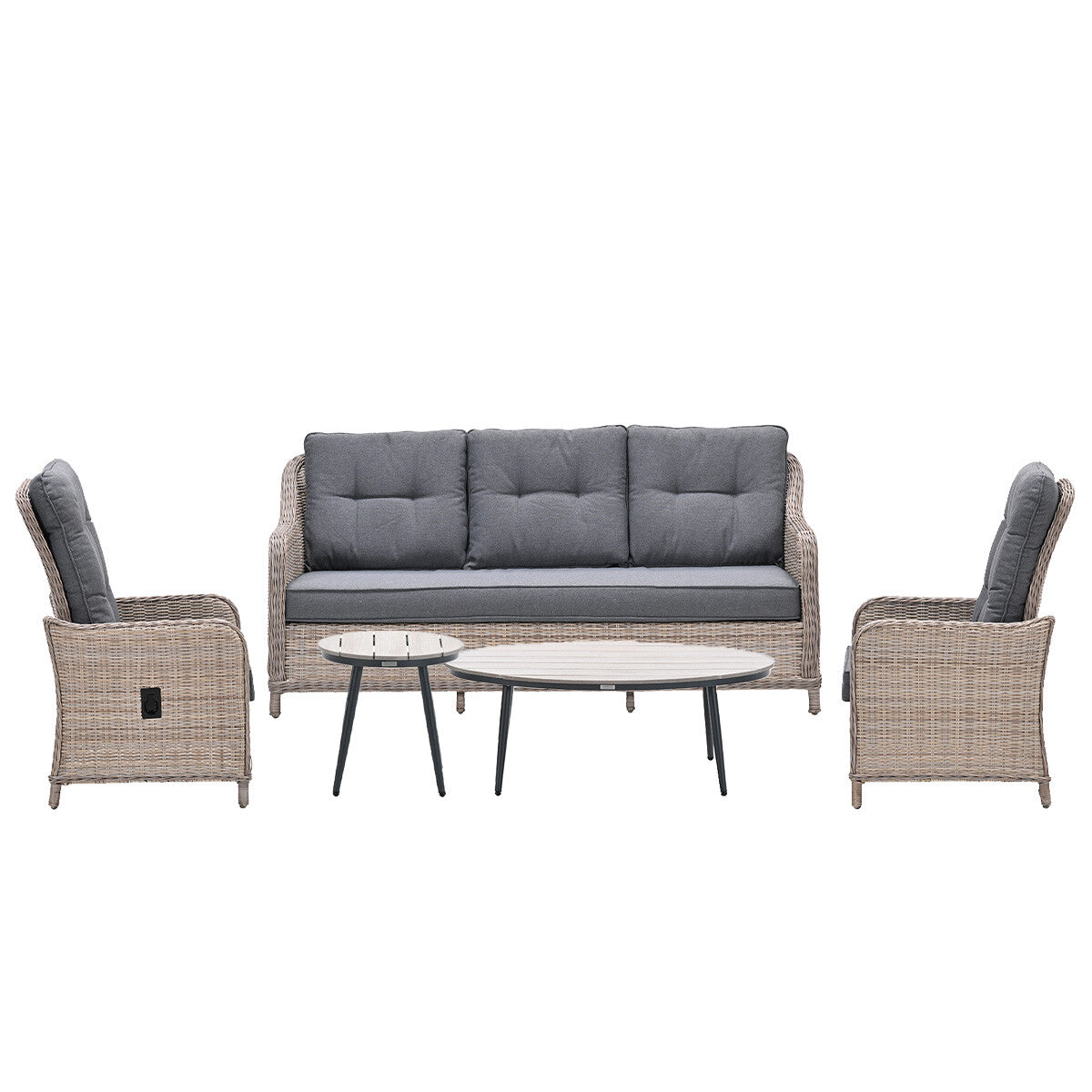 Garden Impressions loungeset - Nova - Lucas vintage willow - 5-delig v