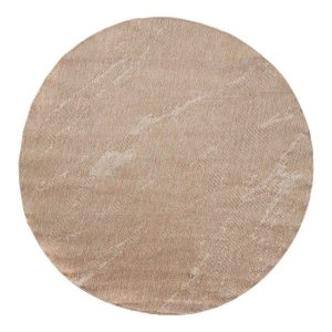 Interieur05 Rond Buitenkleed Marble – Naturel/wit – dubbelzijdig – EVA