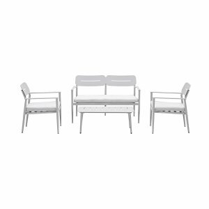 Garden Impressions loungeset Joss taupe 4-delig