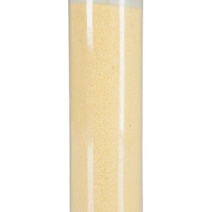 J-Line decoratie zand 600gr In Fles – steen – lichtgeel – 12 stuks
