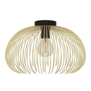 EGLO plafondlamp Venezuela – e27 – ø 38,5 cm – goud/zwart EGLO plafondlamp Venezuela – e27 – ø 38,5 cm – goud/zwart