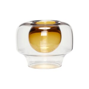Hübsch vaas Lunar – glas – ø20xh16cm