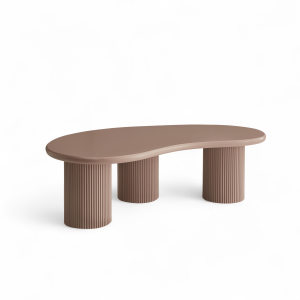 Furnhouse salontafel Wave – Mokkamousse – Ø 130 cm Furnhouse salontafel Wave – Mokkamousse – Ø 130 cm