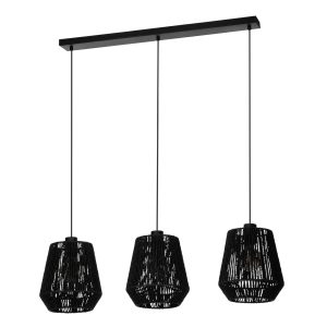 EGLO hanglamp Persley – e27 – papier/staal – zwart EGLO hanglamp Persley – e27 – papier/staal – zwart