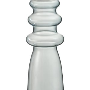 J-Line vaas Luna – glas – blauw – large – 21 cm hoog J-Line vaas Luna – glas – blauw – large – 21 cm hoog