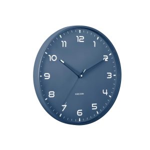 Karlsson wandklok Orgullo – blauw – Ø40cm Karlsson wandklok Orgullo – blauw – Ø40cm