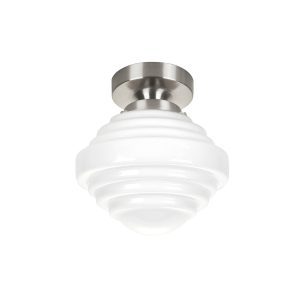 Highlight plafondlamp Deco – 1 lichts – 15 x 19 cm – mat-chroom