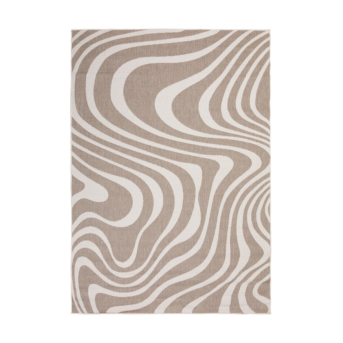 Interieur05 Buitenkleed Swirl Rechthoek - Linnen - Dubbelzijdig - 240