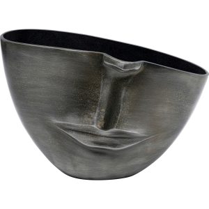 Kare Design Vaas half gezicht antraciet 31cm Kare Design Vaas half gezicht antraciet 31cm