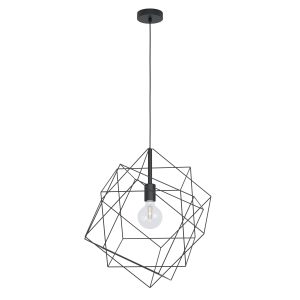 EGLO hanglamp Straiton – e27 – ø 51,5 cm – zwart