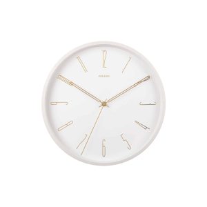 Karlsson wandklok Belle – wit – Ø35cm Karlsson wandklok Belle – wit – Ø35cm