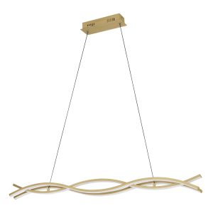 EGLO hanglamp Lasana 4 – led – 90 cm – lichtbruin/wit EGLO hanglamp Lasana 4 – led – 90 cm – lichtbruin/wit
