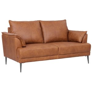 Furnhouse 2-zitsbank Soul – Cognacbruin – Leer – 90x160x88