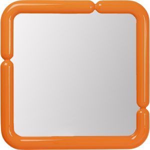 Kare Design Spiegel Eliano 90x90cm oranje