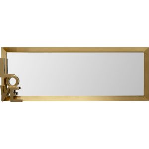 Kare Design Spiegel Love 3D 40x110cm goud Kare Design Spiegel Love 3D 40x110cm goud