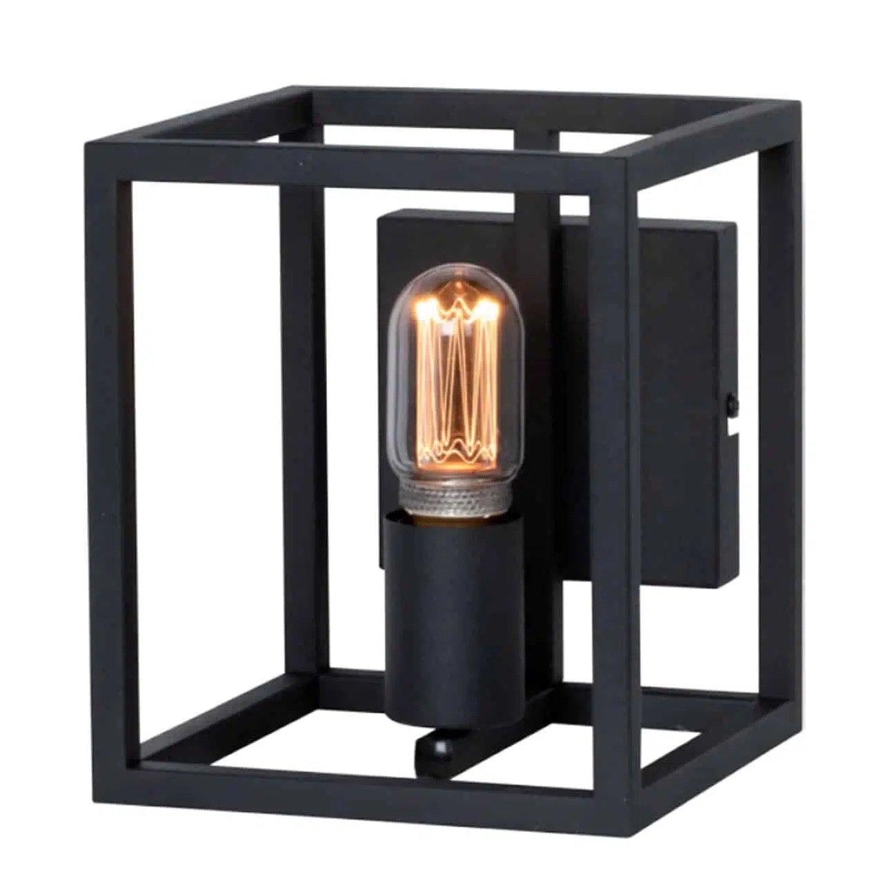 Freelight wandlamp Novanta - 1 lichts - 18 x 21 cm - zwart