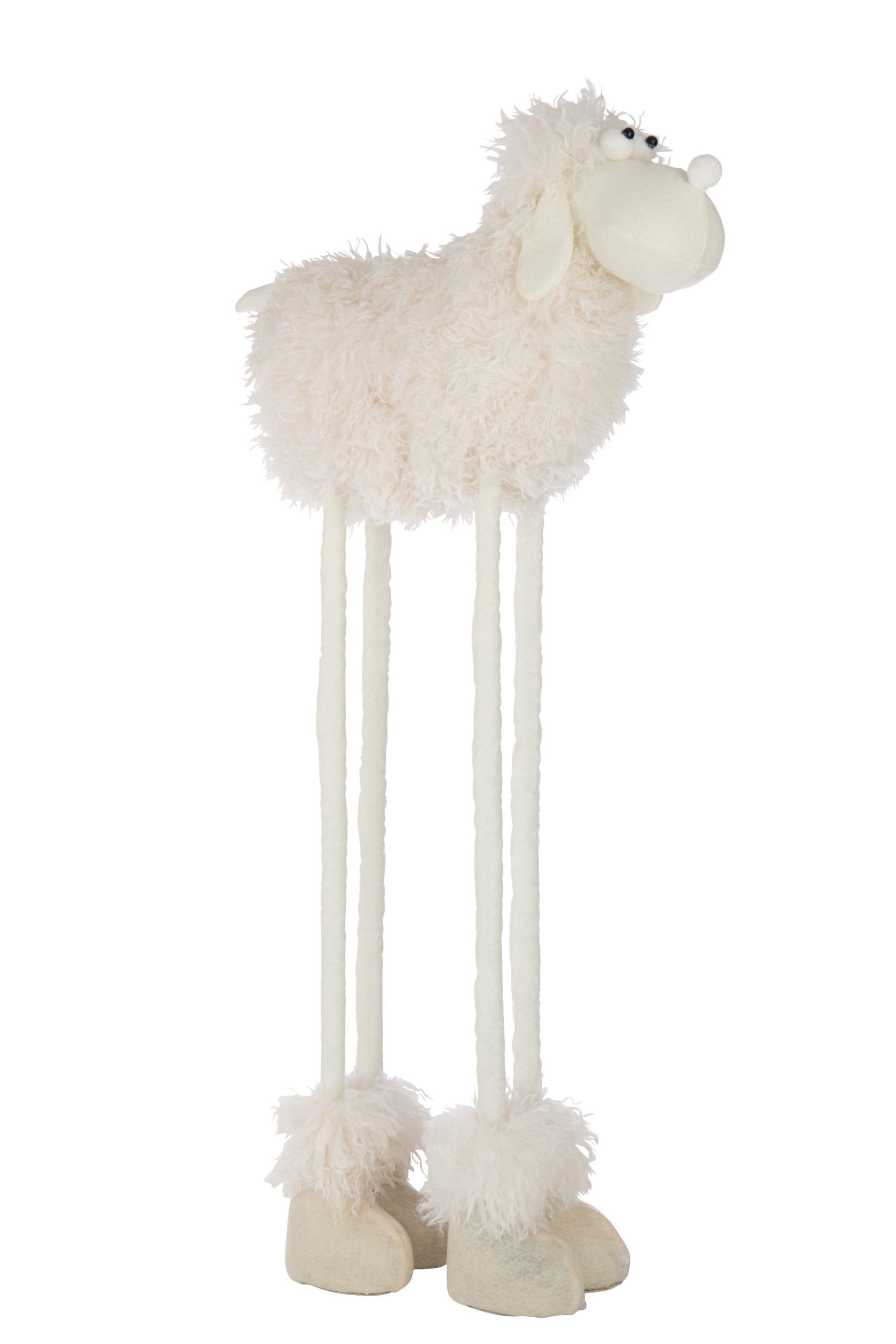 J-Line figuur Rendier - polyresin - wit - large