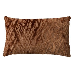 NICOLA | sierkussen 30×50 cm | Tobacco Brown | bruin | Hoii | met duur