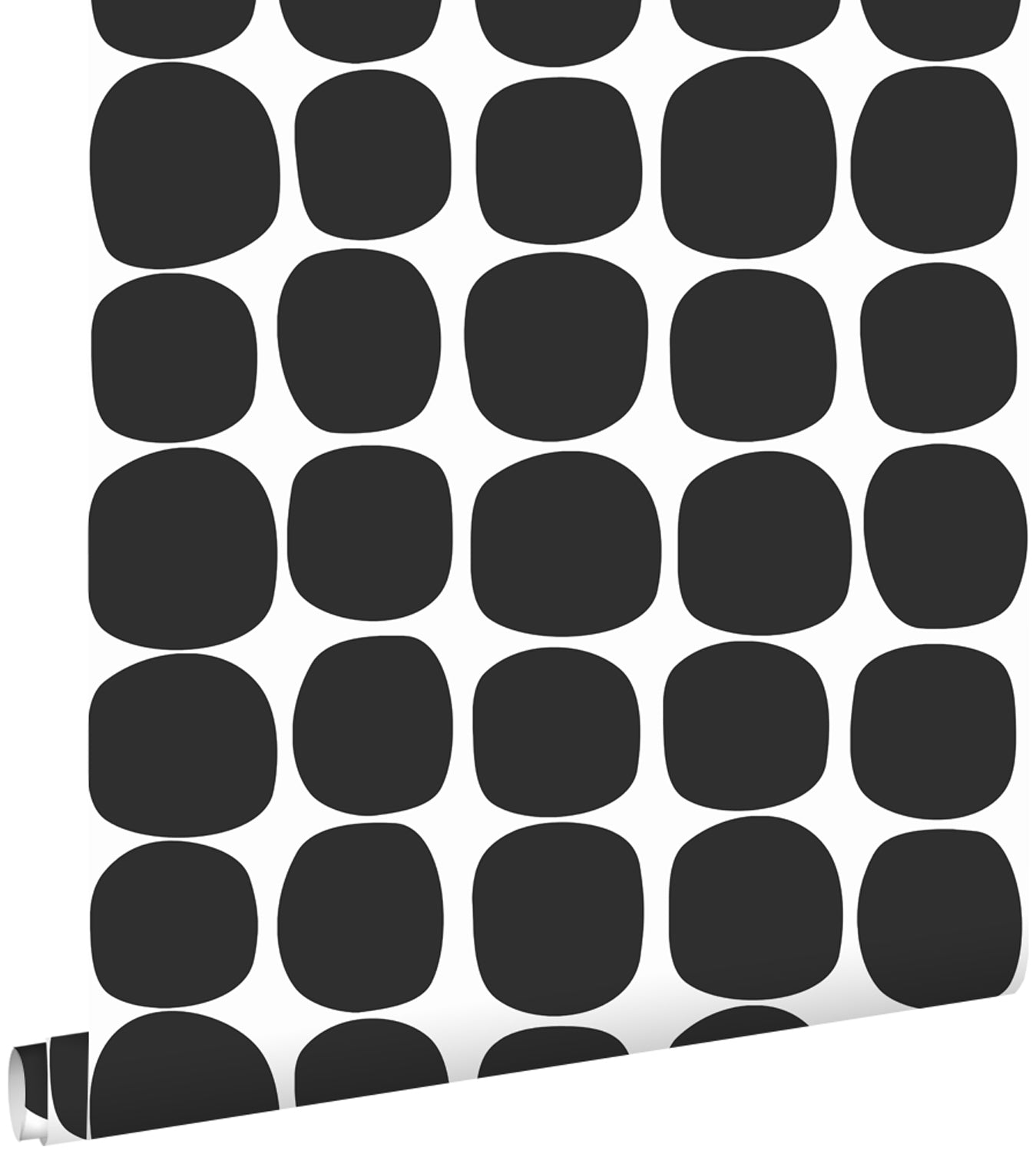 ESTAhome behang grafisch motief zwart wit - 53 cm x 10.05 m - 139090