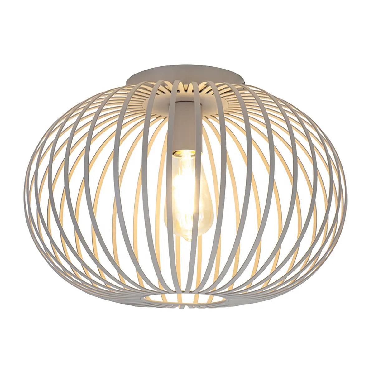 Freelight plafondlamp Aglio - 1 lichts - 40 x 24 cm - beige