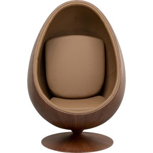 Kare Design Draaifauteuil Eye Ball walnoot Kare Design Draaifauteuil Eye Ball walnoot