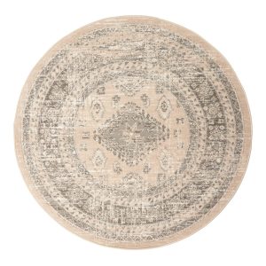 Interieur05 vintage vloerkleed Aila – beige – Ø 240 cm Interieur05 vintage vloerkleed Aila – beige – Ø 240 cm