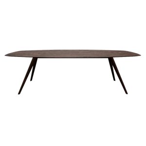 HelloTable eettafel Novum 30 – semi ovaal – 250×110 cm – eiken dark st