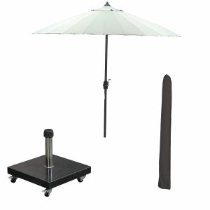 Garden Impressions stokparasol Manilla olijf Ø250 cm met 40kg Eureka v Garden Impressions stokparasol Manilla olijf Ø250 cm met 40kg Eureka v