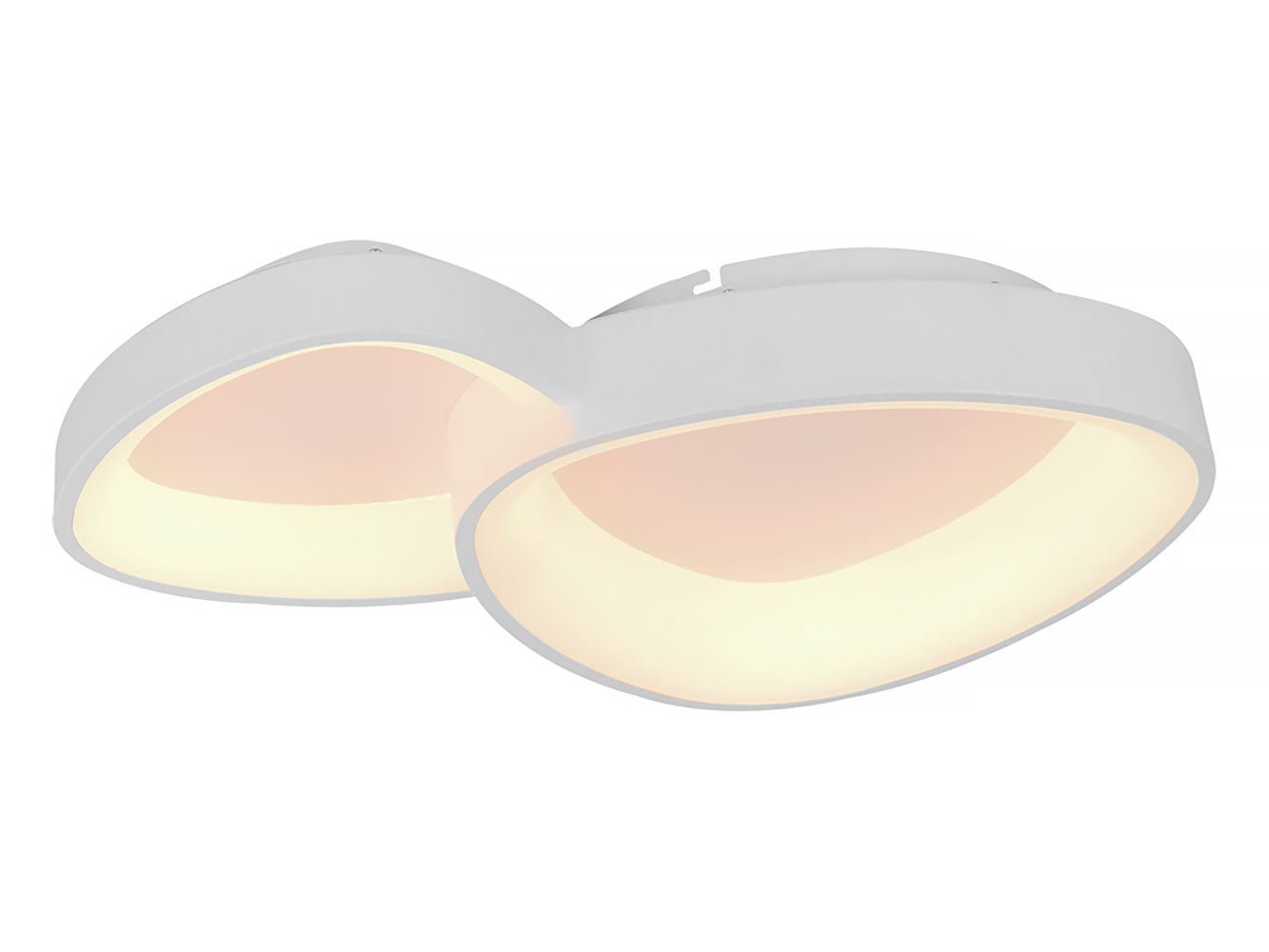 Freelight plafondlamp Organico - 2 lichts - 58 x 10.5 cm - wit