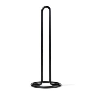 Keukenrolhouder mat zwart staal – 31,5cm hoog Keukenrolhouder mat zwart staal – 31,5cm hoog