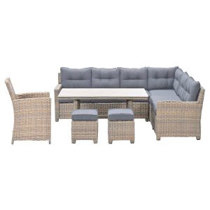 Garden Impressions Lounge dining set Alaska 6-delig rechts Garden Impressions Lounge dining set Alaska 6-delig rechts